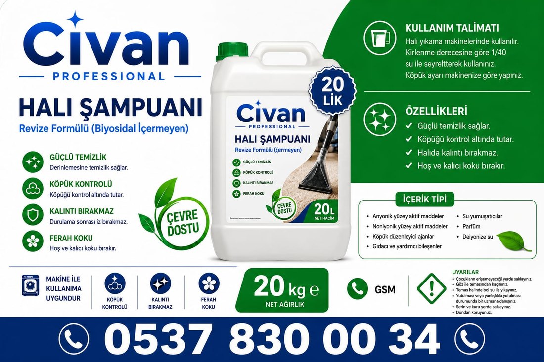 Halı Şampuanı 20 L